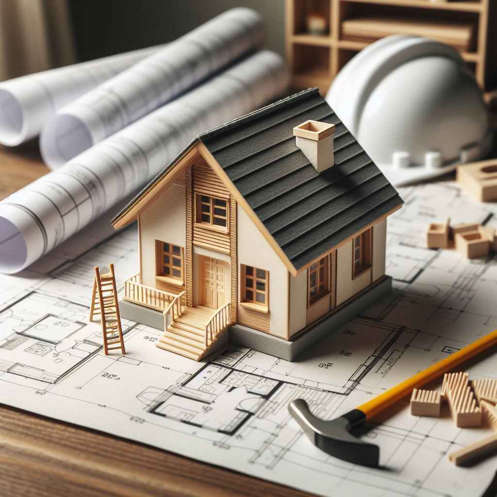 New home under construction with timber framing, representing a property build financed through a construction loan or progress payment loan.